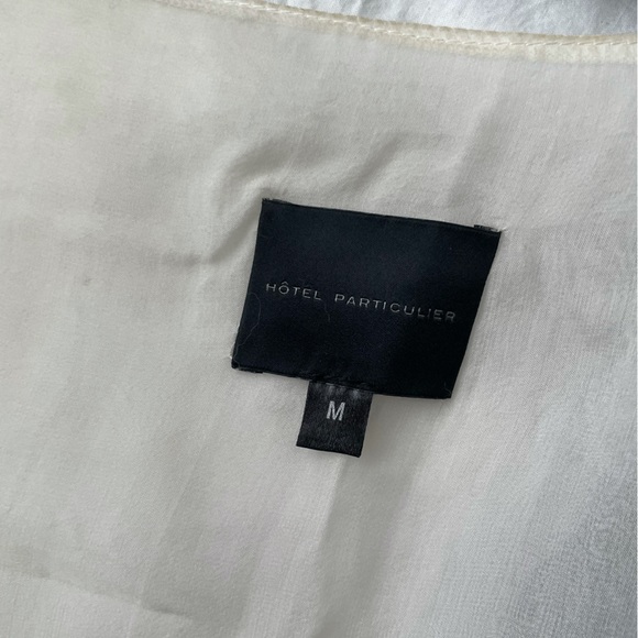 Hôtel Particulier Silk Chiffon Vest with Real Raccoon Fur - Picture 3 of 6